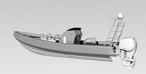 dive-boat : center console (aluminium) RAPTOR 750 RIB Akesdesign