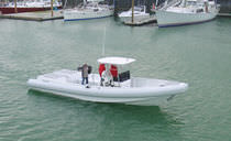dive-boat : rigid inflatable boat (in-board, center console, T-Top) BULL RUN II McMullen & Wing