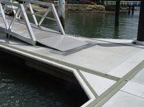 dock decking (concrete)  Marina Dock Systems