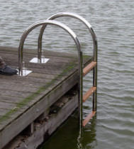dock ladder  G&ouml;teborgs Vattensk&agrave;rningsteknik 