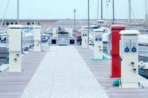 dock power pedestal (with integrated light, for yachts) AQUARIUS Gigieffe
