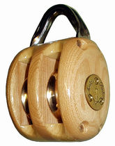 double block for classic sailboats 2FA90D - SWL 350 La Nantaise de Poulies