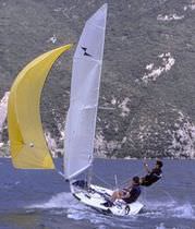 double-handed sailing dinghy (asymmetric spinnaker, trapeze) ZZAP Nautivela