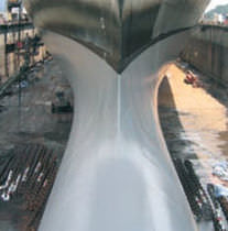 epoxy/polyamid dual-component coating for tank (for merchant ships and professional boats) HEMPADUR MASTIC 45880/45881 Hempel