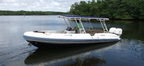 equipped rigid inflatable boat (outboard, twin engine, center console, T-Top) 40 EXPRESS Nautica Ribs