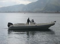 equipped rigid inflatable boat (in-board, center console, sundeck, refrigerator, toilet) 820 Maestrale
