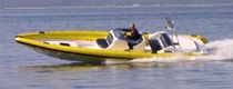 equipped rigid inflatable boat (in-board, center console, sundeck, roll-bar, shower) REVENGER 27 Revenger