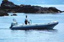 equipped rigid inflatable boat (outboard, side console, sundeck, roll-bar) TOURING 630 Astec