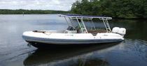 equipped rigid inflatable boat (outboard, twin engine, center console, T-Top) 30 EXPRESS Nautica Ribs