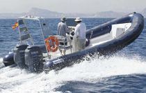 equipped rigid inflatable boat (outboard, twin engine, side console, sundeck, roll-bar) TOURING 750 Astec
