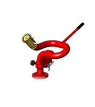 fire monitor for ship decks 1.5" ->  6.00" STANG Industrial Products
