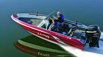 fish and ski boat : outboard dual console boat 186 FISHERMAN GL Lund