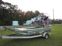fishing and hunting air-boat 15 ALUMINIUM Floral City Airboat