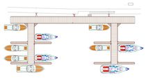 floating dock for harbors and marinas  MANDL - Living on Water, Ltd.