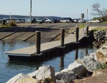 floating landing stage pontoon (wooden)  Marina Dock Systems
