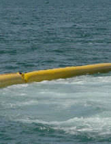 floating oil boom (inflatable) 600 F / L Optimal Planen- und Umwelttechnik