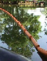 floating oil boom (rigid flotation elements) 250 WDF Optimal Planen- und Umwelttechnik