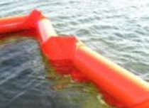 floating oil boom (rigid flotation elements) 900 L Optimal Planen- und Umwelttechnik