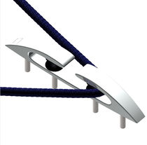 flush-mount warping fairlead for sailboat (aluminium)  Nomen Products