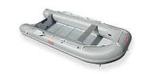 foldable inflatable boat: tender (outboard, inflatable keel, aluminium deck) ACQUAMAR 380 Duarry