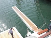 folding boat gangway  Motomar s.r.l.