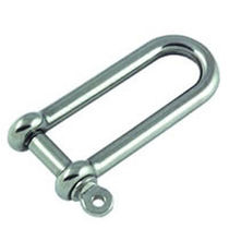 forged stainless steel D-shackle for sailboats A-623104 Allen Brothers
