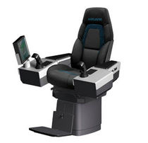 helm seat with built-in control stand for ships  HATLAPA Uetersener Maschinenfabrik & Co. KG