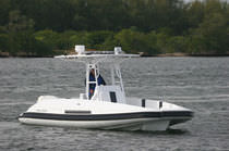 inflatable boat : equipped rigid inflatable yacht tender (outboard, center console, T-Top) LC 17 Nautica Ribs