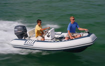 inflatable boat : equipped rigid inflatable tender (outboard, side console) DL 360 Novurania