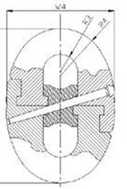 joining shackle for ship anchor chains (Kenter type)  Griffin-Woodhouse