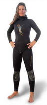 ladies' spearfishing wetsuit YEMAYA  ONE