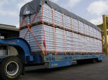 lashing cover for various goods (for 40 feet Ro-Ro cassettes)  NWE Network Engineering