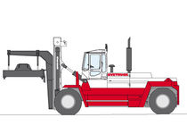 loaded container handler (with top-lift spreader) 45T SVETRUCK