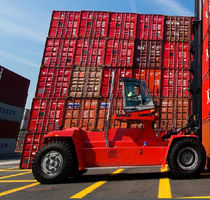 loaded container handler (with top-lift spreader) DCF 360 - 410 Kalmar Industries