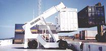 loaded container reach-stacker (with top-lift spreader) DECK HANDLER ISOLOADER