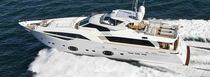 luxury yacht : planing hull super-yacht (composite, semi-custom) CL 100' Custom line