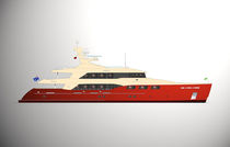 luxury yacht : semi-displacement super-yacht (tri-deck, custom-made) 141' Trinity Yachts