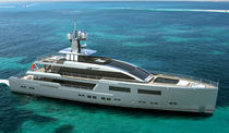 luxury yacht : flybridge mega-yacht FDMY 48 RMK Yachts