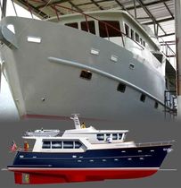 luxury yacht : trawler motor-yacht (steel) ROBERTS TY 520 Coastal Boats
