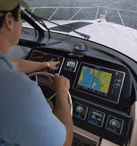 marine GPS system : depth sounder, chart-plotter, radar G12 Geonav