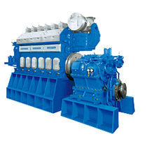 medium-speed diesel propulsion engine for ships (4 stroke, in-line type) 6DKM-26 (1618 kWm @ 750 rpm) Daihatsu Diesel Pro