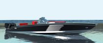 motor-boat : outboard center console boat (triple engine, cabin) BLADE GRAND SPORT Alcatraz Marine