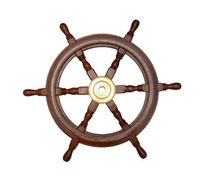 motor-boat wooden steering wheel 3600616 Marine Town