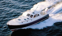 motor-boat : express-cruiser (downeast, jet propulsion) T 44 MK II MY  Hinckley
