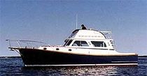 motor-boat : flybridge express-cruiser (downeast) 38' Wilbur