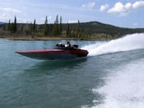 motor-boat : in-board runabout (aluminium) RACE TUNNEL Eagle Racing