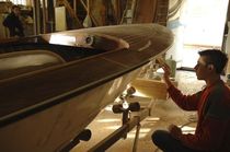 motor-boat : in-board runabout (custom-made)  CHANTIER NAVAL BORG - Marseille