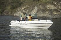 motor-boat : outboard center console boat EXPLORER 492CC Campion