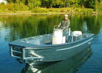 motor-boat : outboard center console boat (aluminium, utility) 21 Northwind