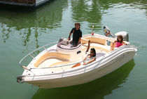 motor-boat : outboard side console boat 590 OPEN Cantiere Eolo